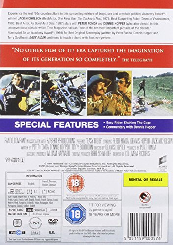 Easy Rider [Italia] [DVD]