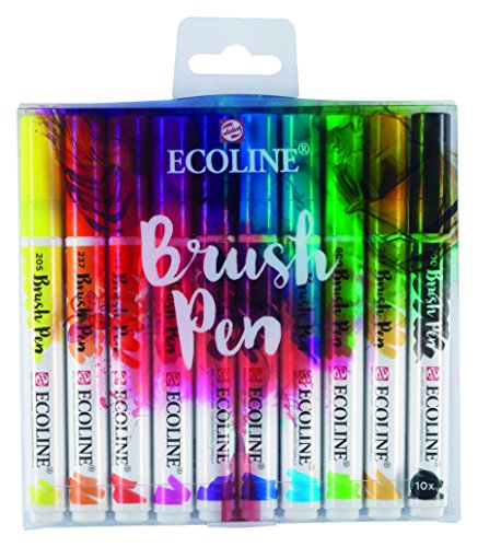 Ecoline Talens - Juego de pinceles de 10 unidades