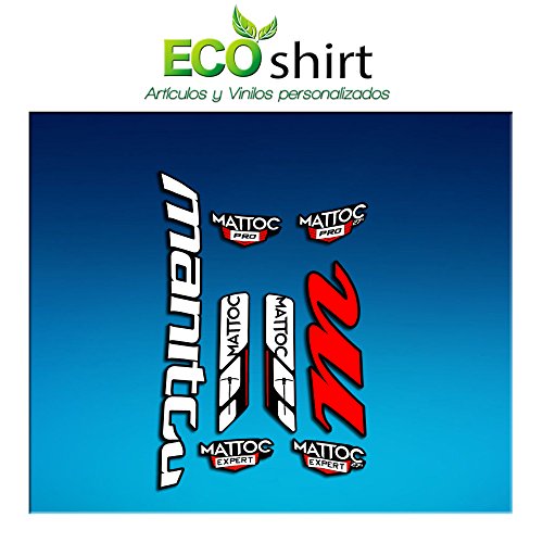 Ecoshirt Pegatinas Stickers Fork Manitou Mattoc Pro Expert Am182 Aufkleber Decals Autocollants Adesivi Forcela, Blanco