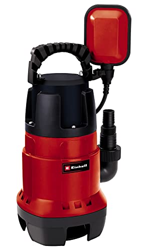 Einhell GC-DP 7835 -Bomba de aguas sucias(780W, capacidad de 15.700 l/h, profundidad max. de inversión 7m, conexión de manguera 47.8mm, cuerpos extraños hasta 35 mm, interruptor de flotador continuo)