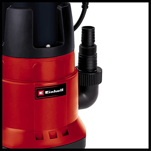 Einhell GC-DP 7835 -Bomba de aguas sucias(780W, capacidad de 15.700 l/h, profundidad max. de inversión 7m, conexión de manguera 47.8mm, cuerpos extraños hasta 35 mm, interruptor de flotador continuo)