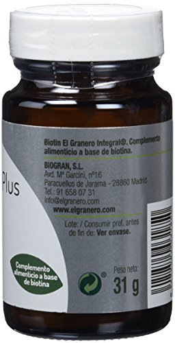 El Granero Integral BIOTIN (BIOTINA VITAMINA H) 310 mg 100 Comp