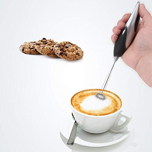 Electric Egg Beater Coffee Milk Drink Stirrer Handheld Lightweightstainless Steel Egg Beaters Herramientas de cocina