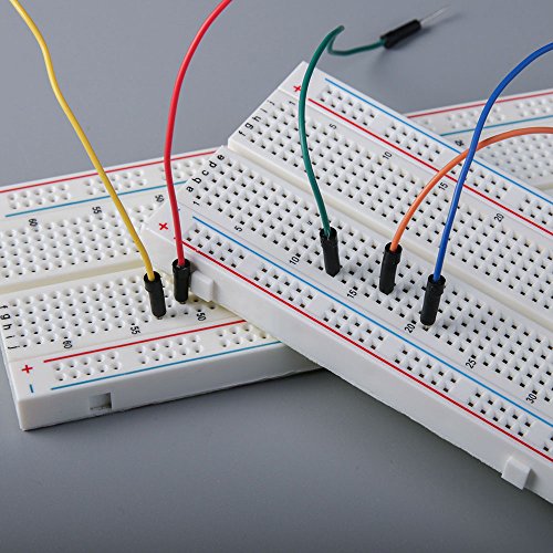 ELEGOO 3 Piezas Breadboard MB-1 Placa Prototipo Sin Soldaduras con 830 Puntos Realizado en PCB Junta Proto Shield de Distribución Bloques de Conexión para Arduino UNO R3 Mega Nano