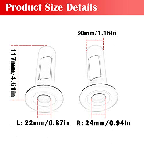 Empuñadura de Manillar Gel Empuñadura de Freno Goma para Motocicleta de 7/8"para K.T.M CRF EXC YZF Pr.OTA.per Pro Cónica Motocross Dirt Pit Bike