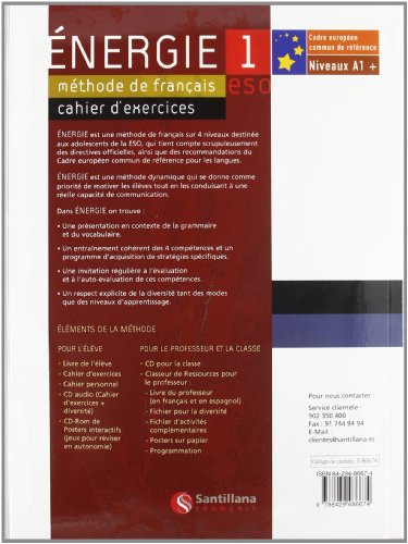 Energie 1 Cahier de Exercises - 9788429486674