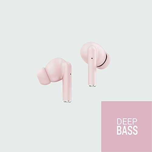 Energy Sistem Earphones True Wireless Style 2 (True Wireless Stereo, Bluetooth 5.0, Deep Bass, Charging Case)-Rosa