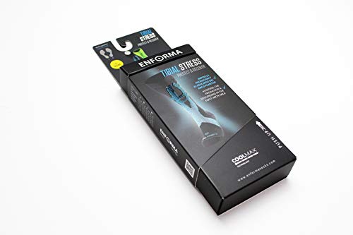 Enforma Socks Enforma Tibial Stress Tape-socken Calcetines, Gelb, Grün, 36-38 Unisex Adulto