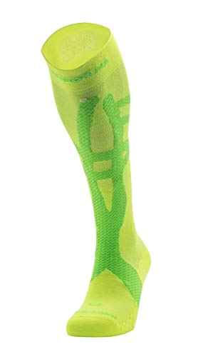 Enforma Socks Enforma Tibial Stress Tape-socken Calcetines, Gelb, Grün, 36-38 Unisex Adulto