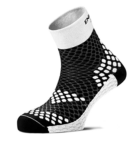 Enforma Unisex adulto BARCELONA Soft and energizing Socks , Bianco/Negro, XL (45-47)