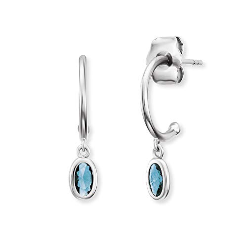 Engelsrufer Pendientes para Mujer Plata de Ley 925 ERE-JOYNATURE-T-CR