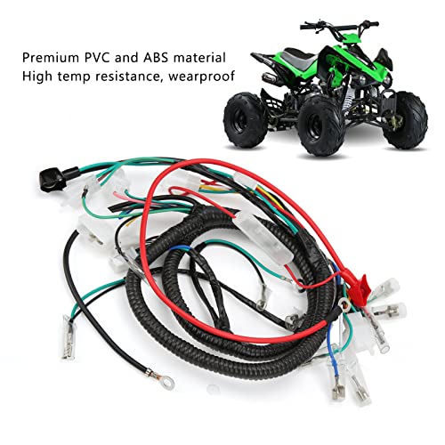 Ensamblaje de Arnés de Cableado del Motor Unidad CDI Enchufe de Solenoide PVC + ABS para GY6 125cc 150cc 200cc 250cc Quad Bike ATV Go Kart