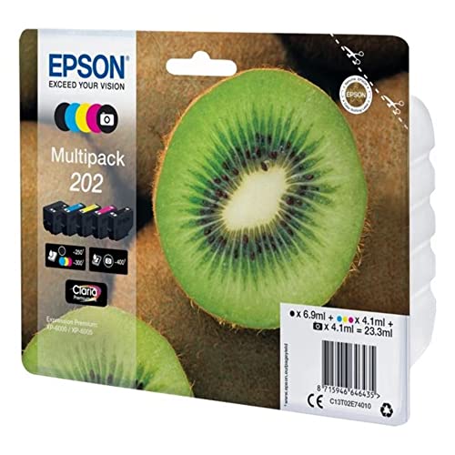 Epson C13T02E74010 - Original Cartuchos de Tinta, Color Multicolor 202 Válido para Epson Expression Premium XP-6000 / XP-6005