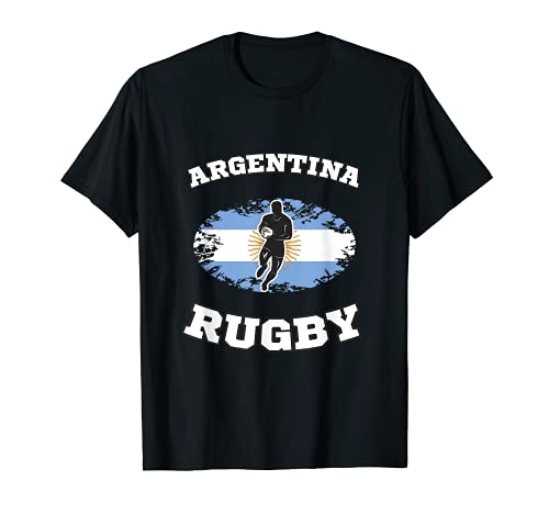 Equipo de rugby de la bandera de Argentina Camiseta
