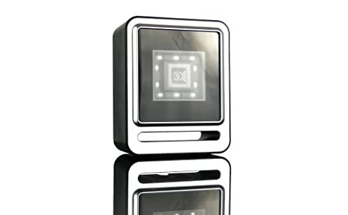 Escáner de Código de Barras 2D con Cable USB, Escáner Automático de Código de Barras Fijo para Códigos 1D y 2D, Lector Profesional de Código de Barras de Sobremesa