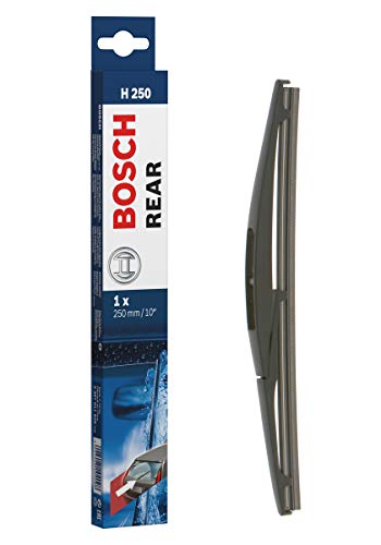 Escobilla limpiaparabrisas Bosch Rear H250, Longitud: 250mm – 1 escobilla limpiaparabrisas para la ventana trasera