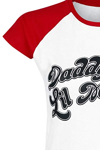 Escuadrón Suicida Harley Quinn - Daddy's Little Monster Camiseta Mujer rojo-blanco M