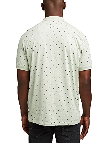 Esprit 041ee2k327 Camisa de Polo, 343/Pastel Green 4, M para Hombre