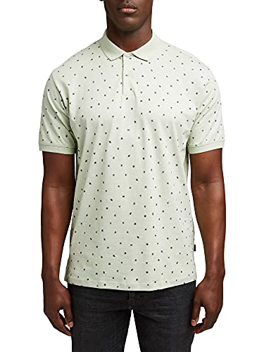 Esprit 041ee2k327 Camisa de Polo, 343/Pastel Green 4, M para Hombre