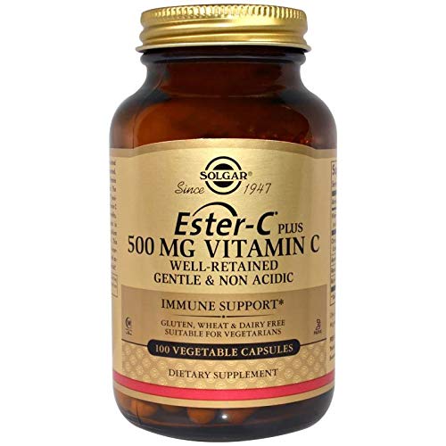 Ester C Plus 100 cápsulas vegetales de 500 mg de Solgar