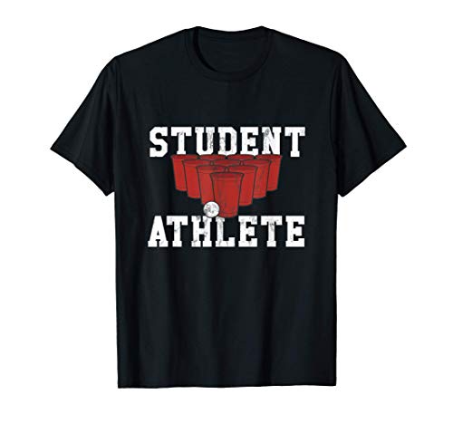 Estudiante Atleta Beer Pong Universidades Estados Unidos Camiseta