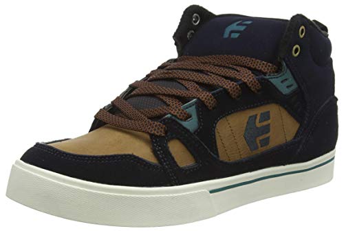 Etnies Agron, Zapatillas Hombre, Marino/Marrón/Blanco, 37.5 EU