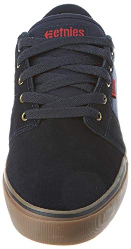 Etnies Barge LS, Zapatos de Skate Hombre, Marino/Goma/Oro, 42 EU