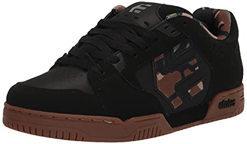 Etnies Faze, Zapatos de Skate Hombre, Negro Camuflaje, 40 EU