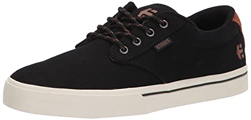 Etnies Jameson 2 Eco, Zapatos de Skate Hombre, Negro, Blanco y Negro, 42 EU