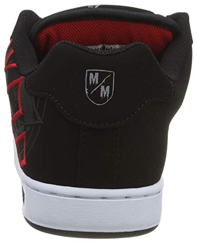 Etnies Metal Mulisha Fader, Zapatillas de Skateboard Hombre, Negro (978/Black/White/Red 978), 43 EU