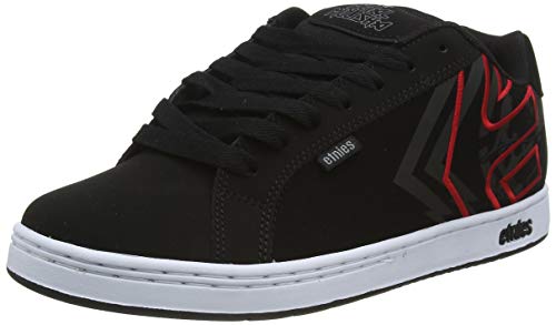 Etnies Metal Mulisha Fader, Zapatillas de Skateboard Hombre, Negro (978/Black/White/Red 978), 43 EU