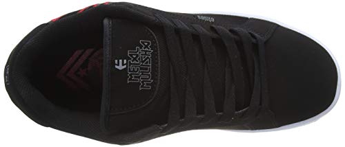 Etnies Metal Mulisha Fader, Zapatillas de Skateboard Hombre, Negro (978/Black/White/Red 978), 43 EU