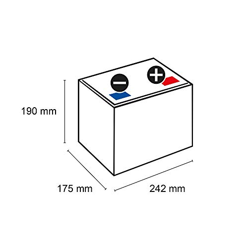 Exide EB620 Batería de Arranque, 12V