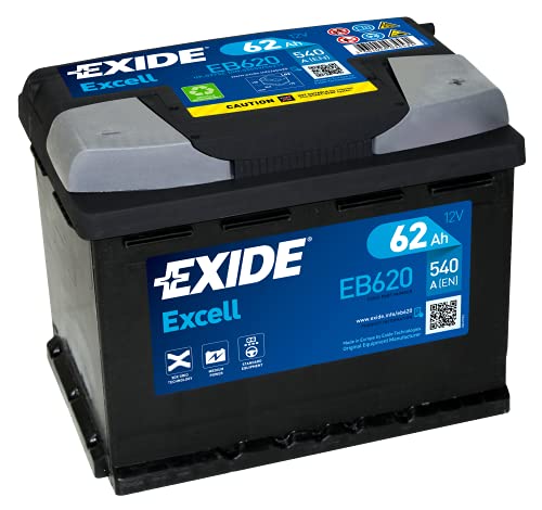 Exide EB620 Batería de Arranque, 12V