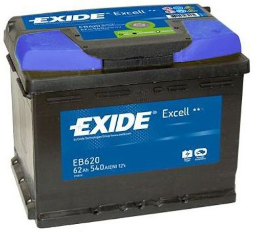 Exide EB620 Batería de Arranque, 12V