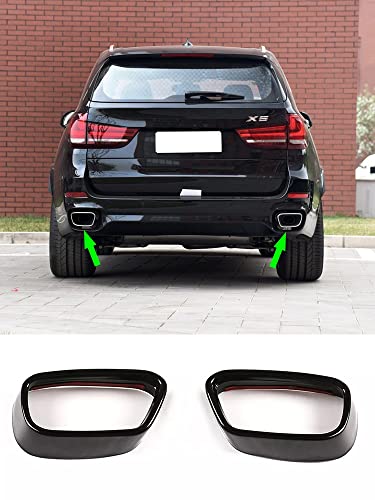 Extremos Tubo Para BMW X5 F15 2014-2018 Para X6 F16 2015-2018 Silenciador Trasero Coche Tubo Escape Cubierta Salida Piezas Acero Inoxidable Para Versión Deportiva M Tubo Escape