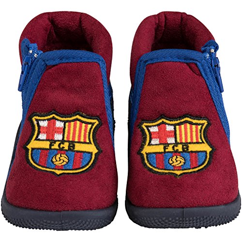 FC Barcelona - Zapatillas del FC Barcelona, colección oficial, talla de bebé, Bebé-Niñas, azul, 24