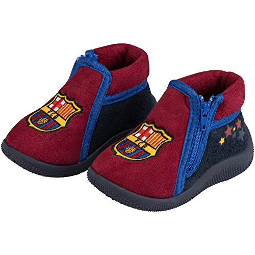 FC Barcelona - Zapatillas del FC Barcelona, colección oficial, talla de bebé, Bebé-Niñas, azul, 24