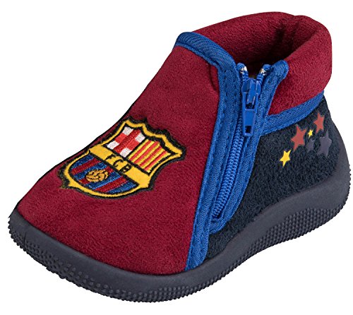 FC Barcelona - Zapatillas del FC Barcelona, colección oficial, talla de bebé, Bebé-Niñas, azul, 24