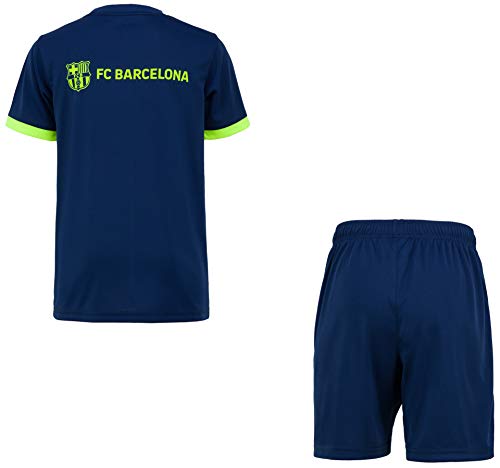 Fc Barcelone Camiseta + Pantalones Cortos Barca - Colección Oficial Talla niño 10 años
