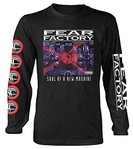 Fear Factory 'Soul of A New Machine' (Black) Long Sleeve Shirt (Small)