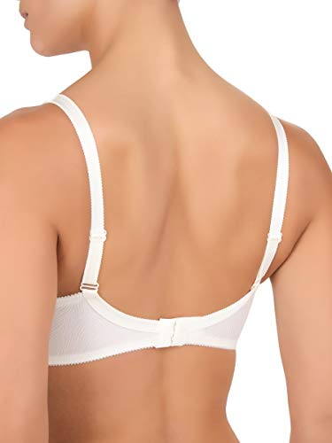 Felina 327-6 Women's Melina Natural Beige Embroidery Non-Wired Support Coverage Full Cup Bra 80E