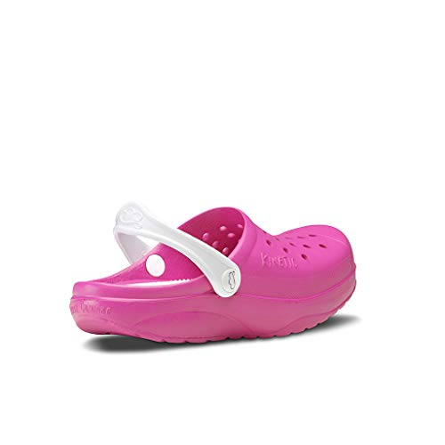 Feliz Caminar - Zueco Sanitario Kinetic Fuxia/Blanco, 38