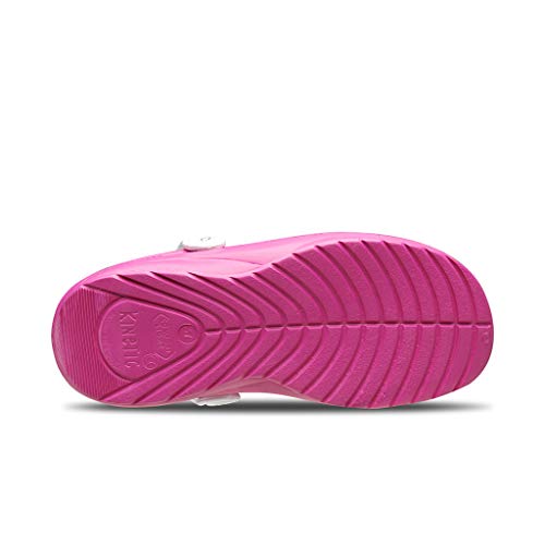 Feliz Caminar - Zueco Sanitario Kinetic Fuxia/Blanco, 38