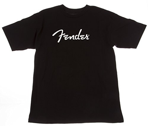 Fender-Camiseta de manga corta, color negro negro negro Medium