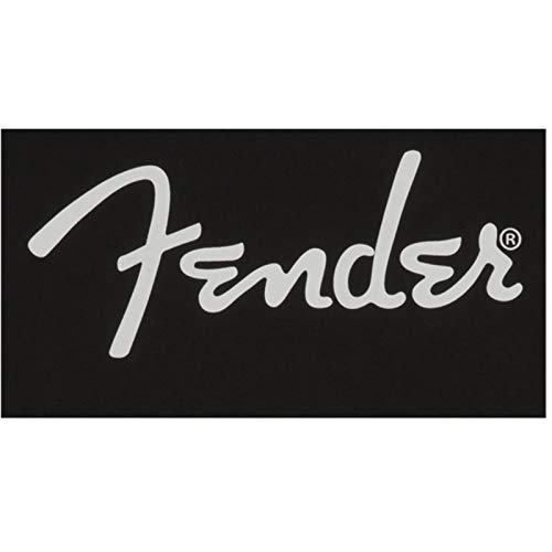 Fender - Camiseta Logo Spaghetti, talla M, color negro