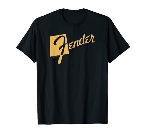Fender Classic Retro Orange Logo Camiseta