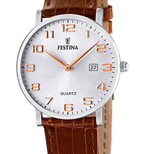 Festina Reloj Analógico para Mujer de Cuarzo con Correa en Cuero F16477/2