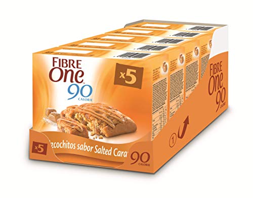 Fibre One - Bizcochitos de caramelo salado - (Pack de 25 unidades de 24 g)