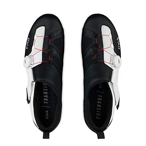 Fizik - Infinito R3, Zapatillas de triatlón Unisex – Adulto, Unisex Adulto, TRR3INME1, Nero Bianca, 48 EU